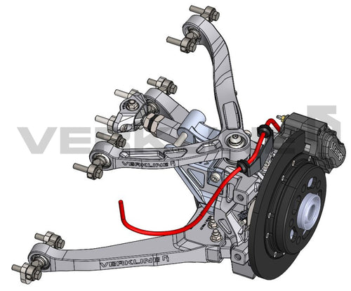 Verkline Carbon Brake Kit for 15 inch wheels for Audi R8/Lamborghini Huracan