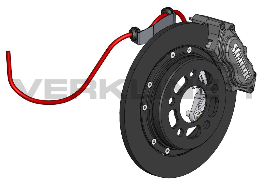 Verkline Carbon Brake Kit for 15 inch wheels for Audi R8/Lamborghini Huracan