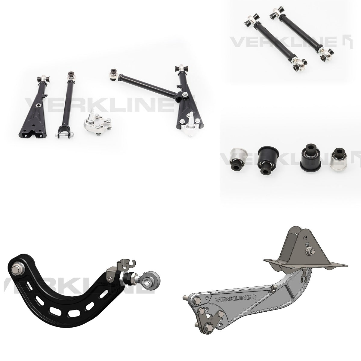 Verkline Full Wishbone Kit – MQB Audi S3 RS3 TTS TTRS VW Golf 7 8 R AWD