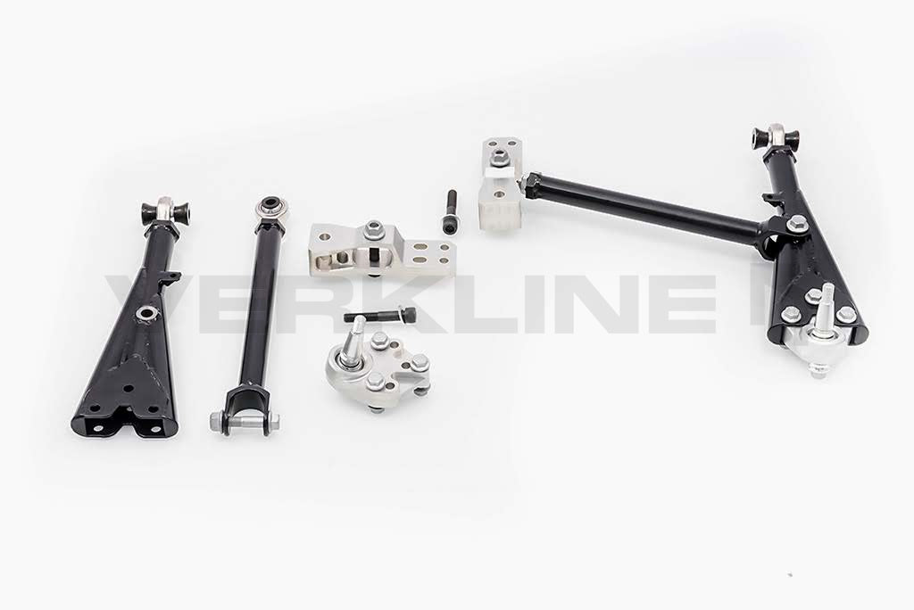 Verkline Adjustable tubular front race lowered wishbones Audi TT TTS TTRS 8J RS3 S3 A3 8P VW Golf Mk5 Mk6 Sirocco Seat Leon