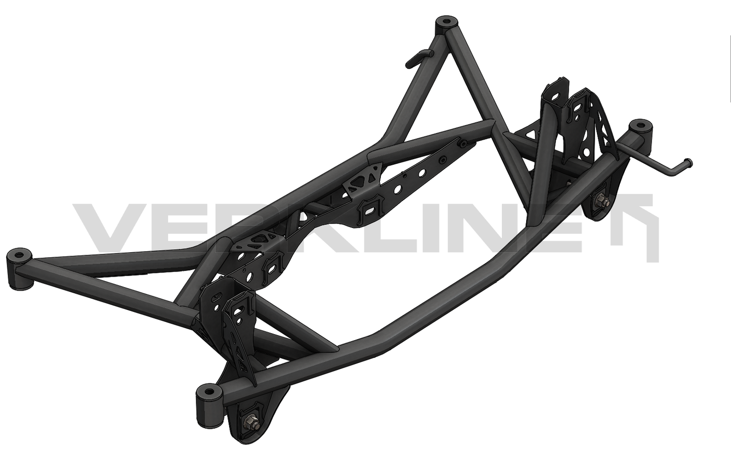 Verkline Rear Lightweight Tubular Subframe for FWD cars – VAG A3 TT Golf Mk5 Mk6 Mk7 Sirocco Seat Leon